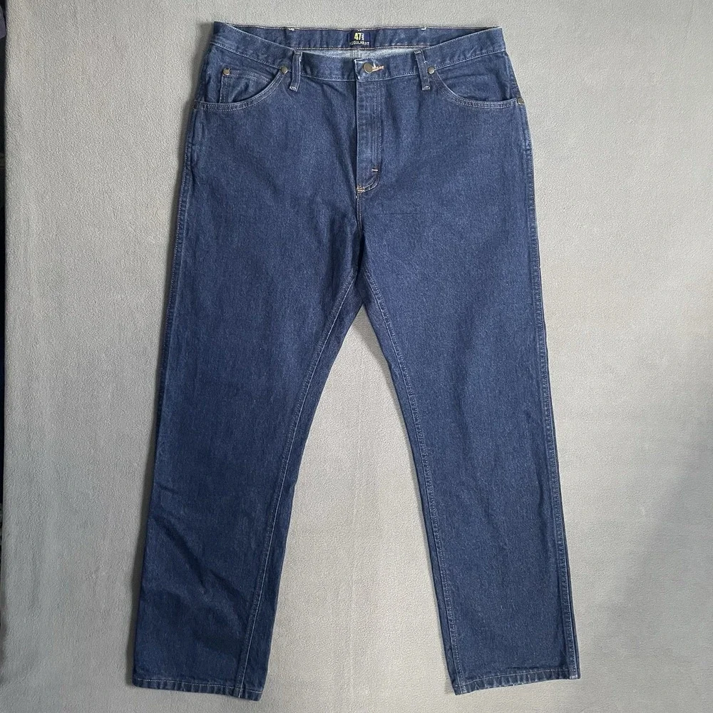 Wrangler 47MWZ Jeans Mens 38x32 Cowboy Cut Reg Fit Rodeo Jeans